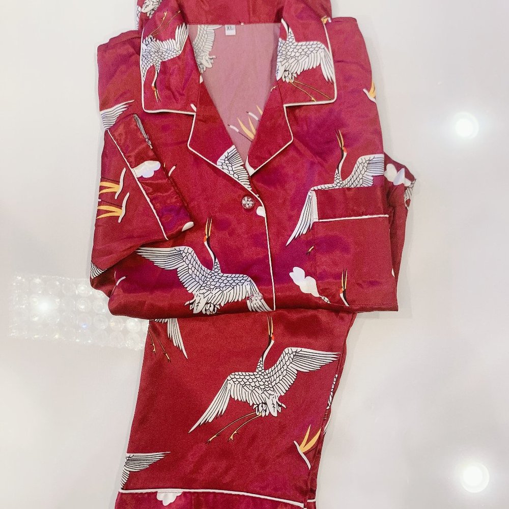 Stain Long PJ Set US Size: L